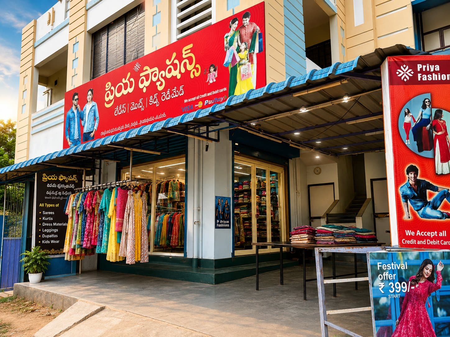 Priya Fashions storefront